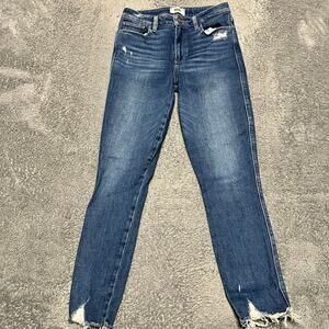 Paige Jeans Womens 29 (27x27.5) Hoxton Ankle Mid Rise Skinny Stretch Denim